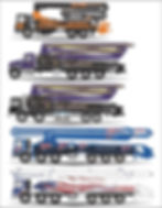Ralphs COncrete Pumping. These were all themed trucks. The top 3 were for college sports teams then
