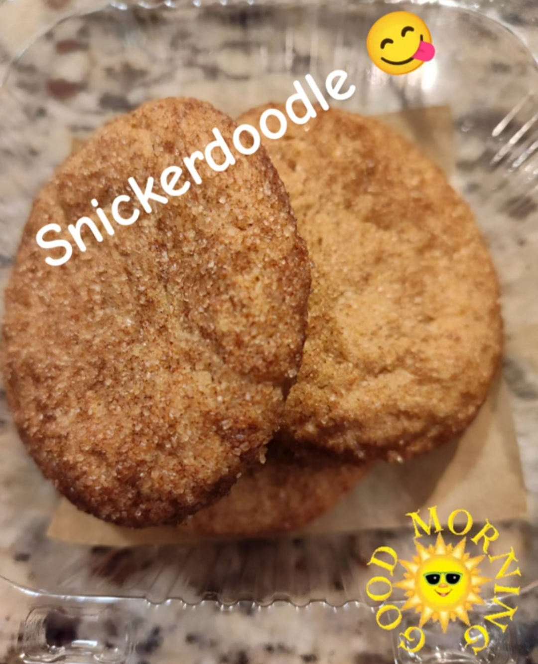 1/2 dozen Snickerdoodle Cookies