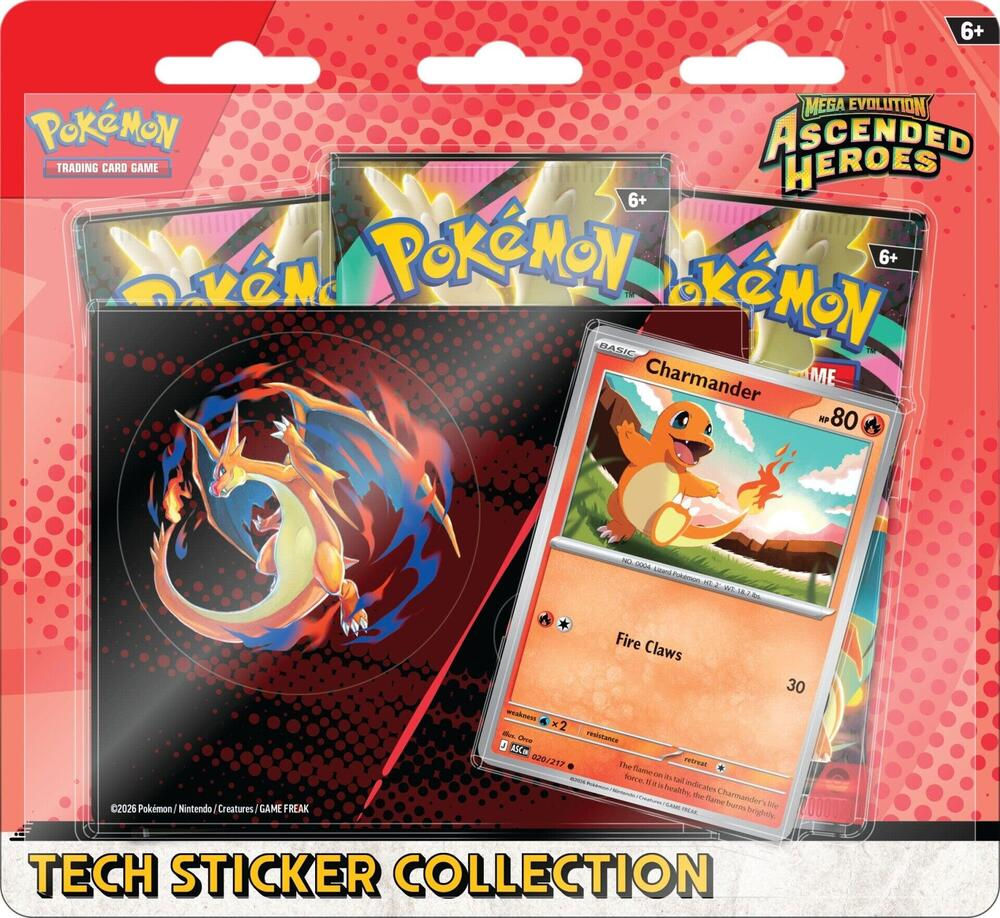 Mega Evolution: Ascended Heroes Tech Sticker Collection