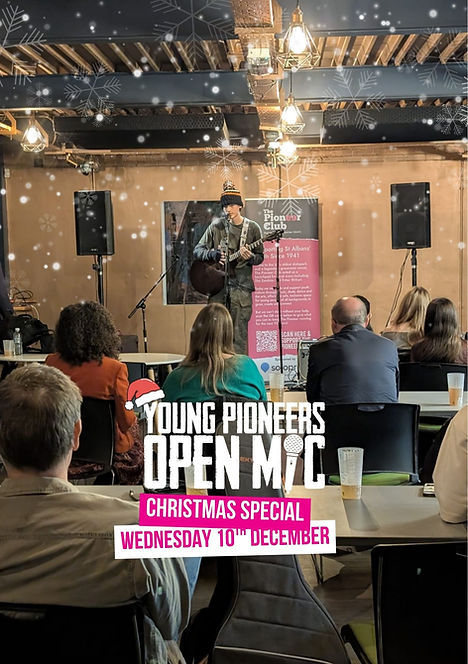 Young Pioneers Open Mic - Xmas Special!