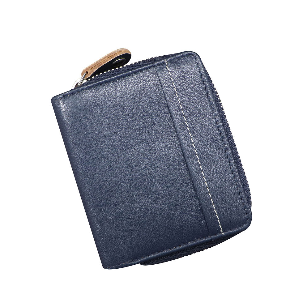 Leather Zipper Wallet