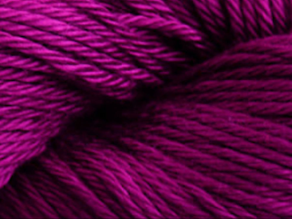 Textured magenta yarn