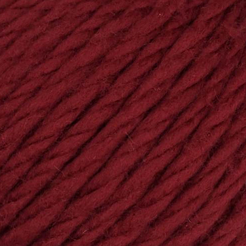 Textured burgundy yarn for tapestry