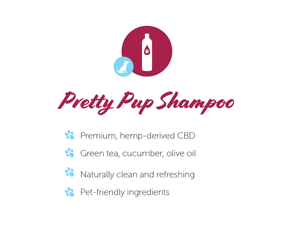 Thumbnail: Pretty Pup CBD Dog Shampoo Green Tea and Cucumber 250MG