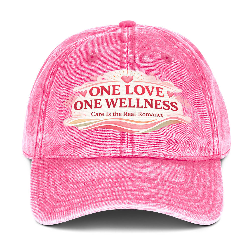 Vintage Cotton One Love Twill Cap(VDay)