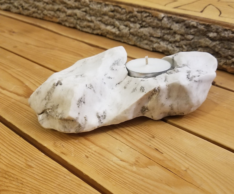 Thumbnail: Anhydrite / Gypsum Candle - JS2