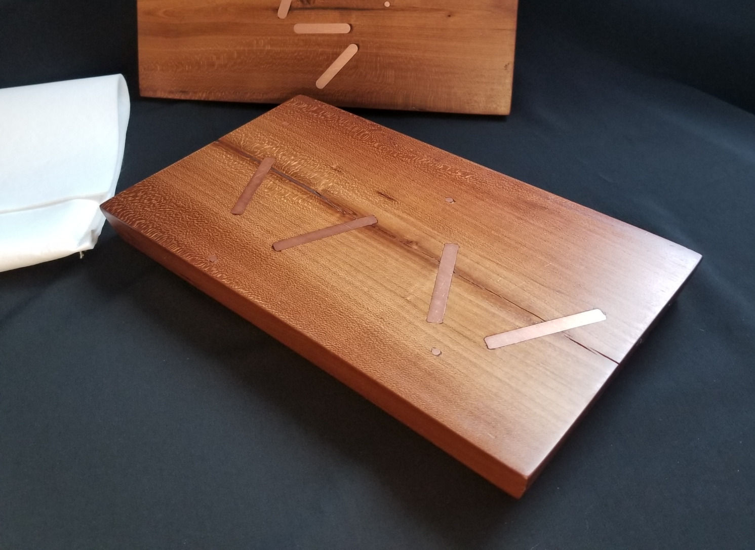 Charcuterie Board - Cherry with Inlaid Copper