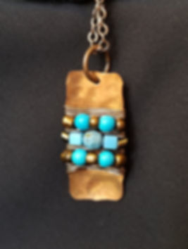 Copper & Turquoise - Necklace