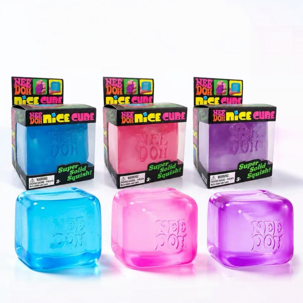 Ice Cube Squishy Toy - Needoh Nice Cube
