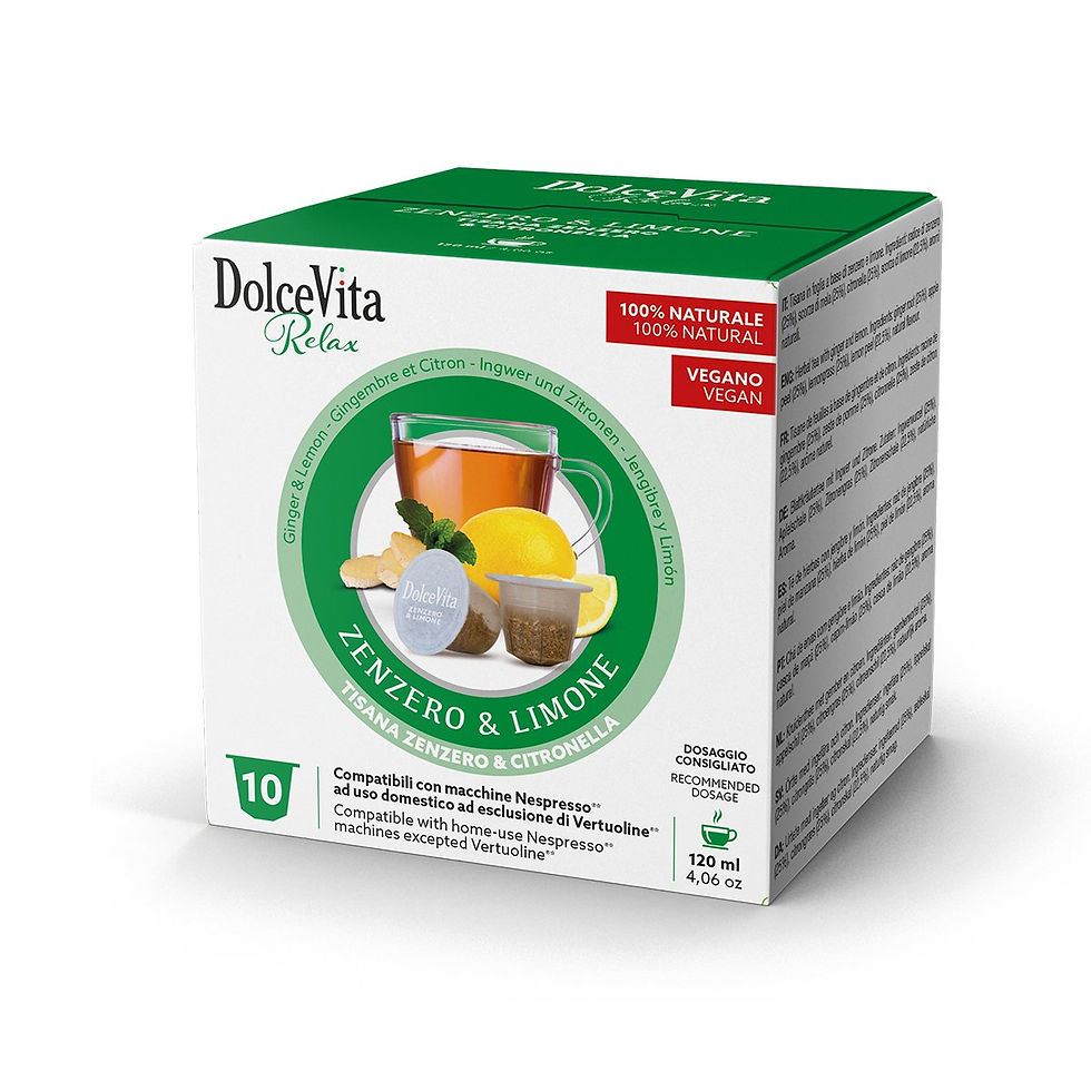 Miniaturbild: 10 Dolce Vita Nespresso®* Kapseln mit Ingwer und Zitrone