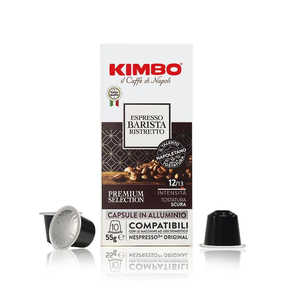 10 capsules Espresso Barista Ristretto Caffè Kimbo compatibles Nespresso®*