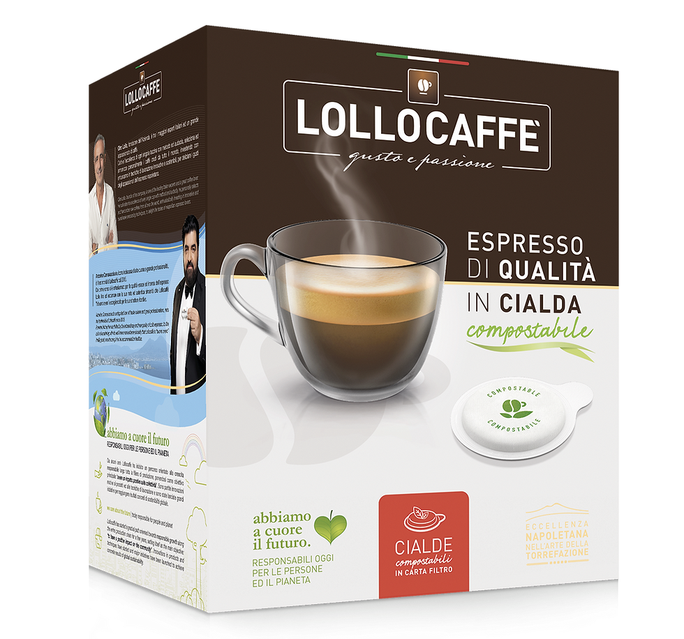 150 Cialde In Carta Lollo Caffè Miscela Argento Tostatura Scura Intenso Forte - Foto 13