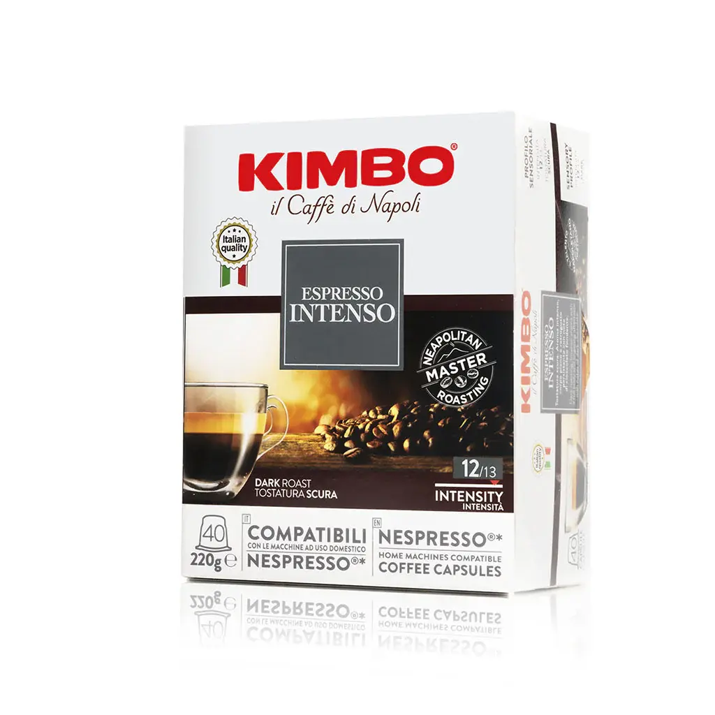 40 capsule Espresso Intenso Caffè Kimbo Compatibili Nespresso