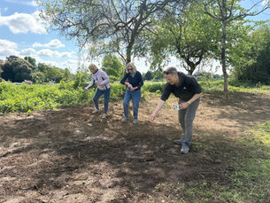 A Swing Towards Sustainability: Natural Shoots brings together four Community volunteer groups to create a new Wildflower Meadow for Get Golfing.