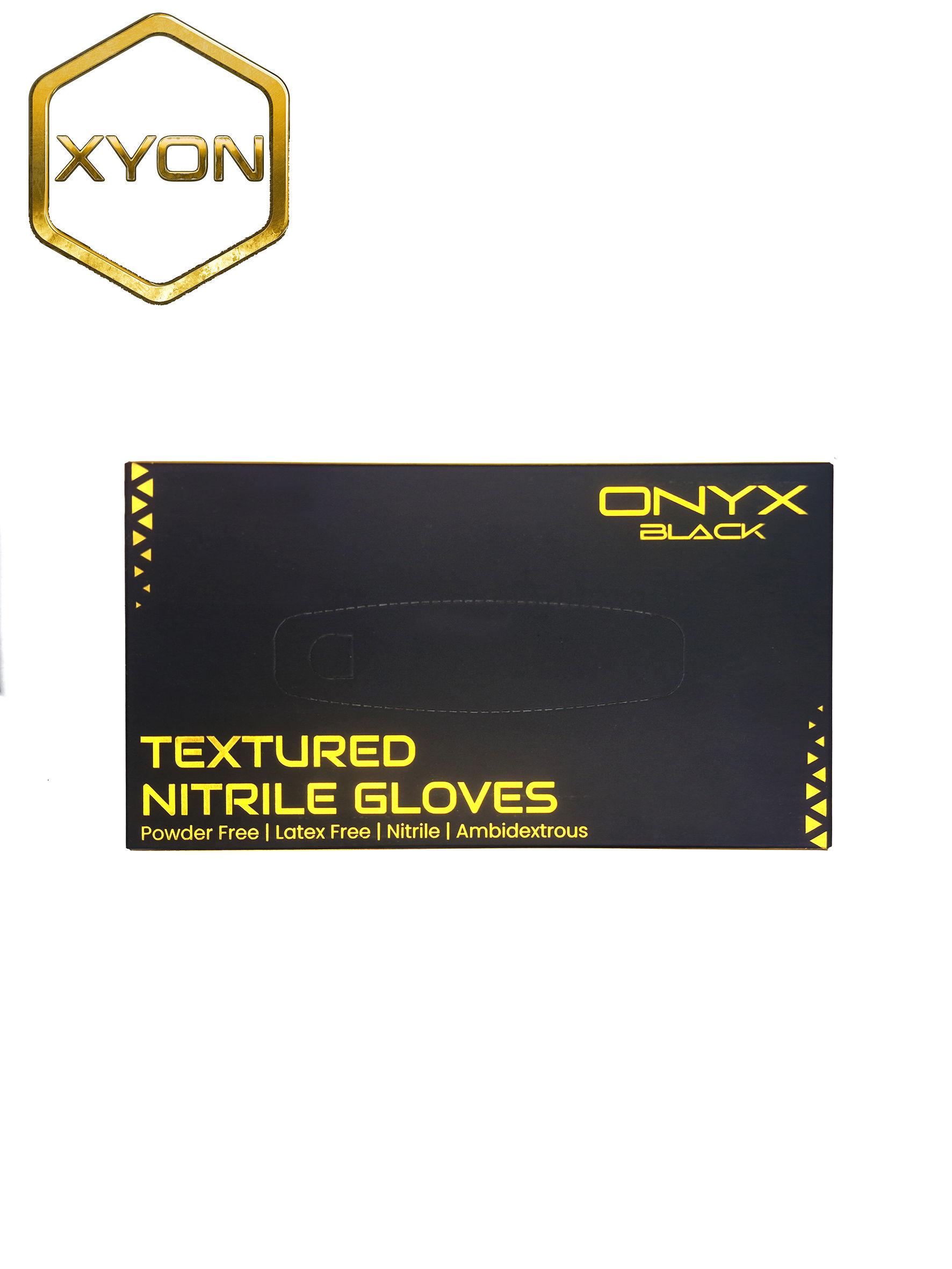 ONYX BLACK Premium 100% Nitrile Glove