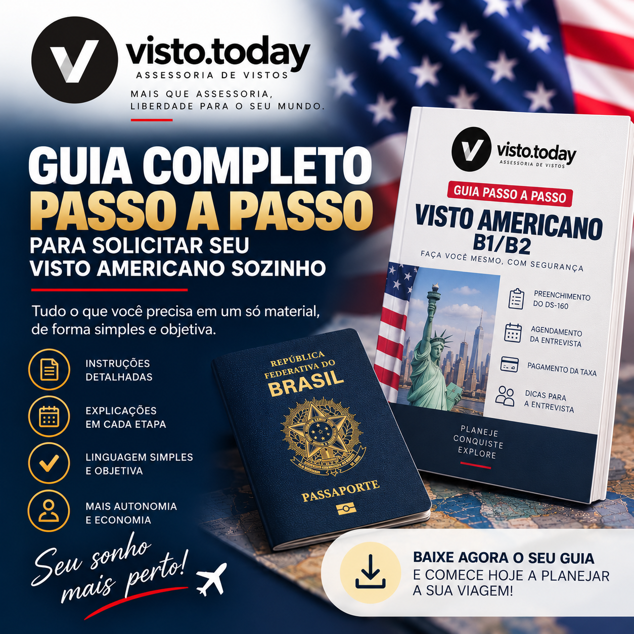 FAÇA SEU VISTO AMERICANO SOZINHO