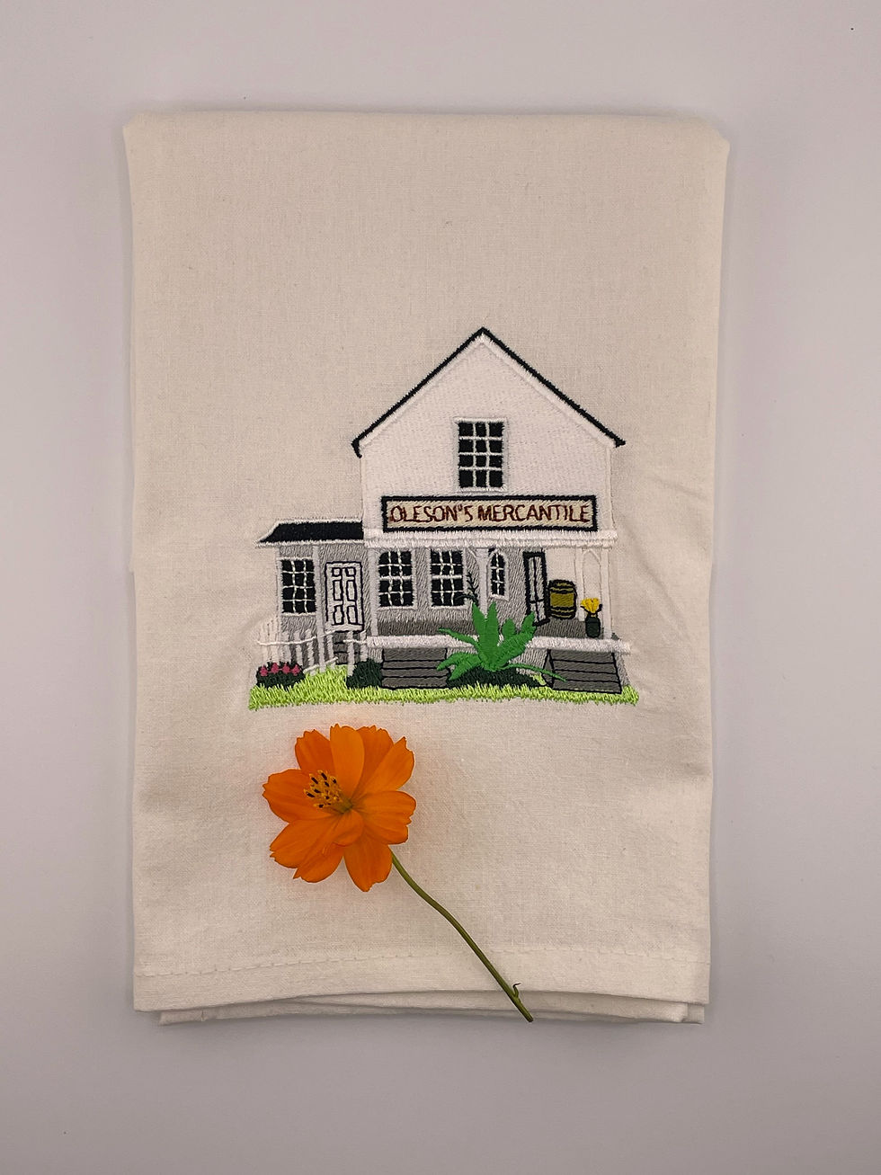 Oleson's Mercantile Tea Towel