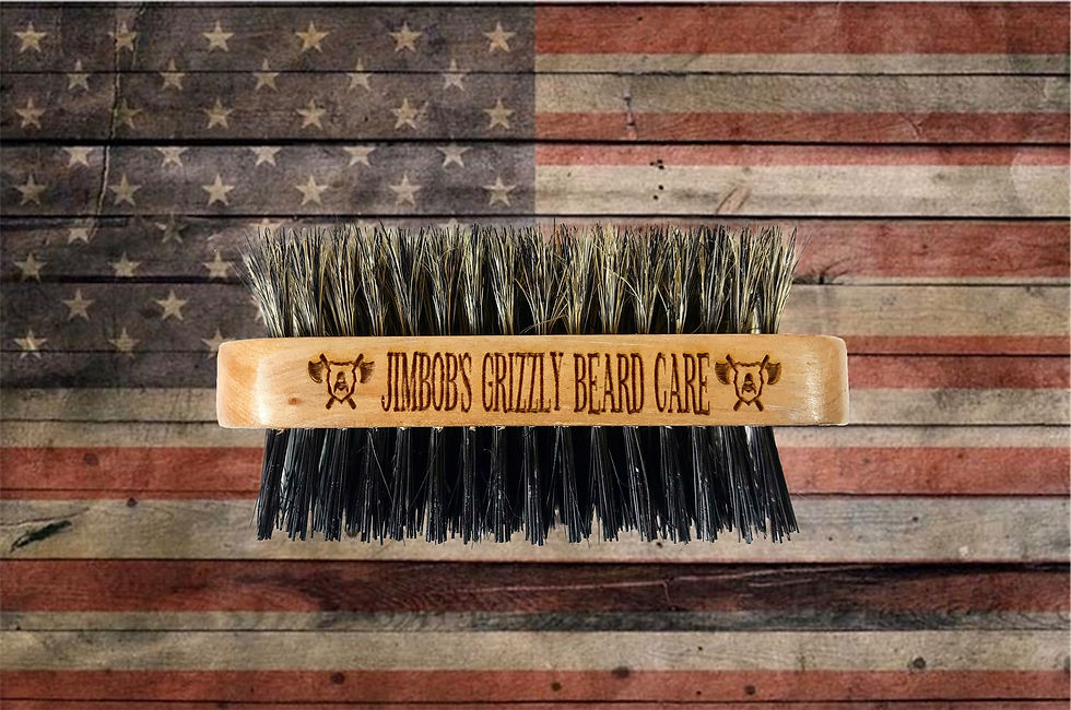Double-Sided Beard Brush