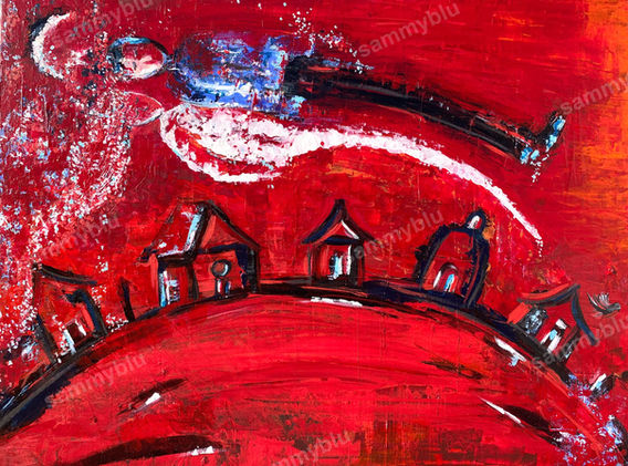 Painting by Artist Sammyblu called Dream