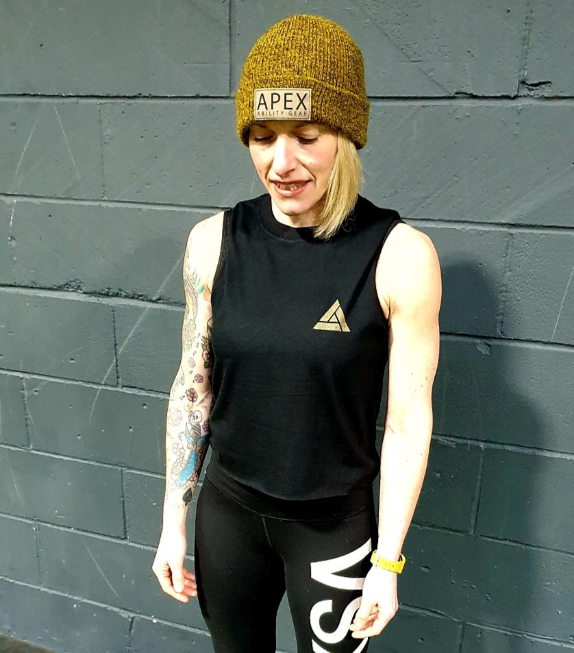 Thumbnail: Tanked Rogue2 Print Tee - Black & Gold