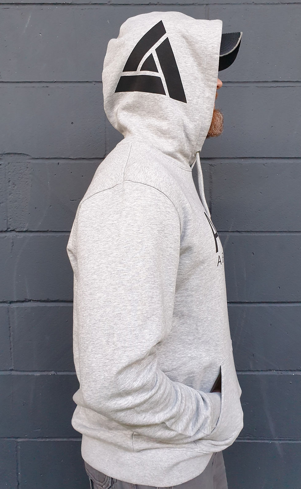 Thumbnail: The Snow Trooper Hoodie - Grey & Black