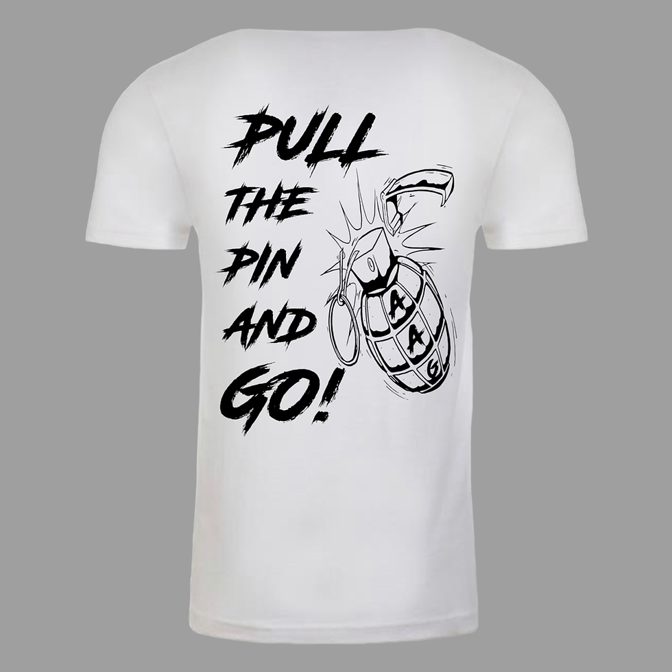 Thumbnail: TeamAAG Print Tee - White & Black