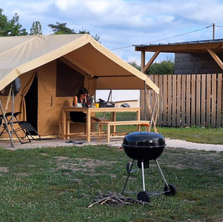Cabatente coquelicot - les cabanes du tertre