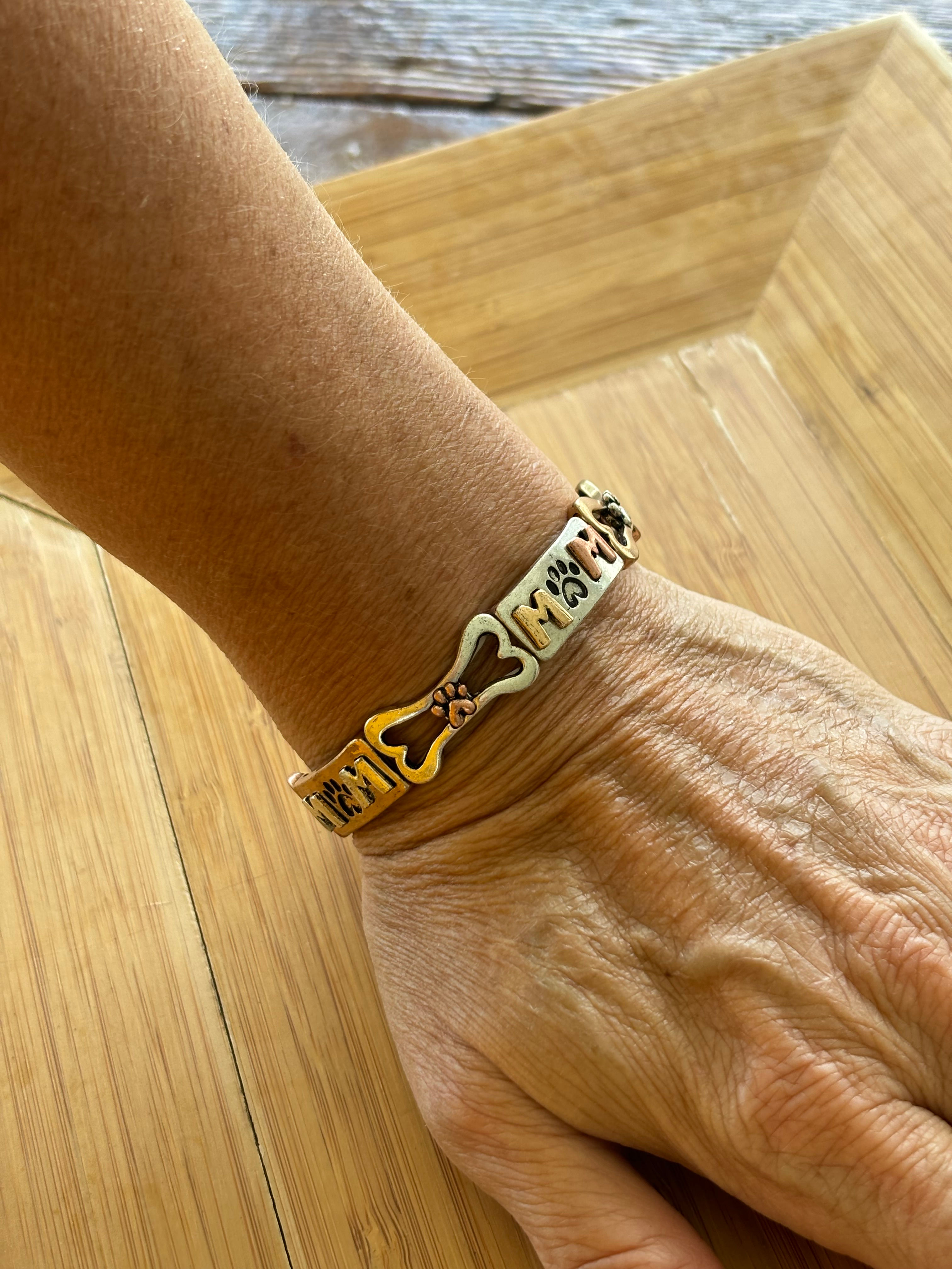 Metal Dog Mom - Bracelet