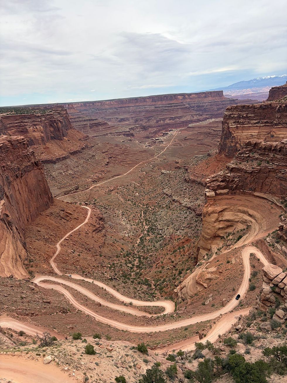 Its a long way down the switchbacks, but the views are worth the trip!