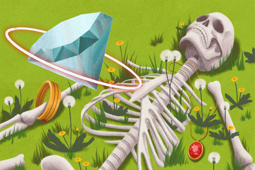 Skeleton & Diamond