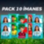 Pack 10 Ímanes Mundial Personalizados (desde 2,49€/unidade)