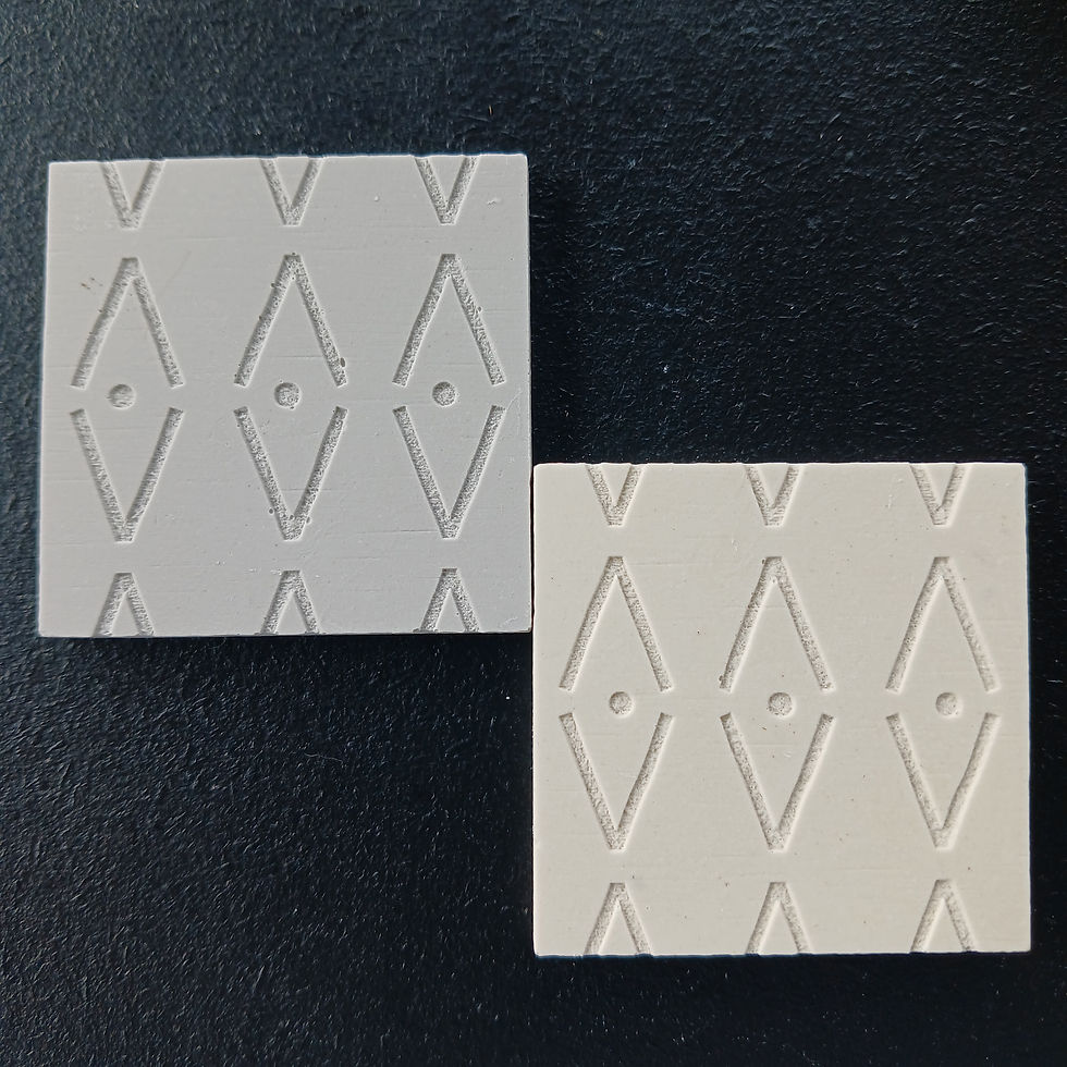 Veldt 48mm Mosaic Tile - Grey/Tan