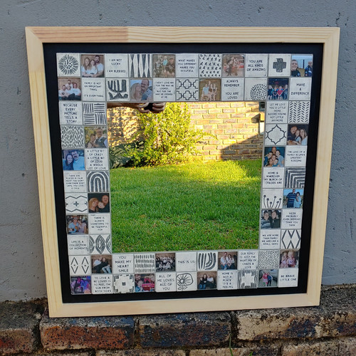 Memory Mirror Square 650x650mm Earthly Mosaics