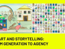 AI, Art and Storytelling: From Generation to Agency