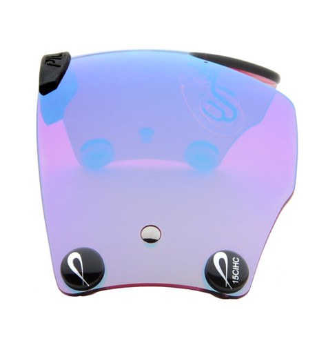 Kaotica Eyeball 7B プラチナ/オニキス Zeiss Chromashift ICE 15CIHC - Cranberry High Contrast