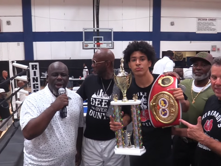 Annual Boxing Event with Paterson Recreation