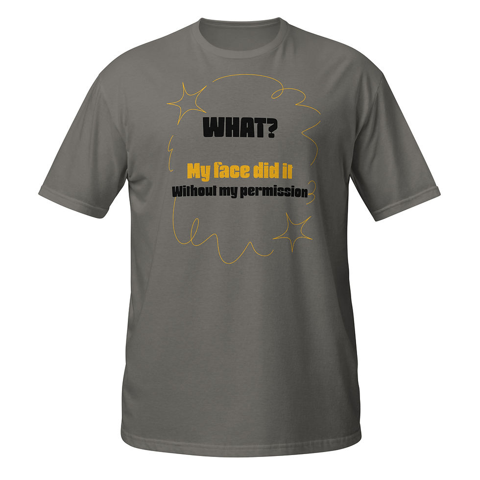 Miniatura: My Face Did It - Short-Sleeve Unisex T-Shirt