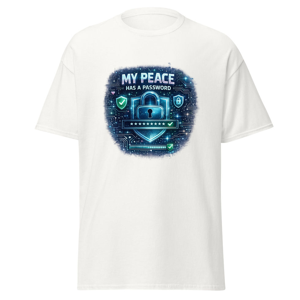 Thumbnail: My Peace Has a Password - Unisex classic tee