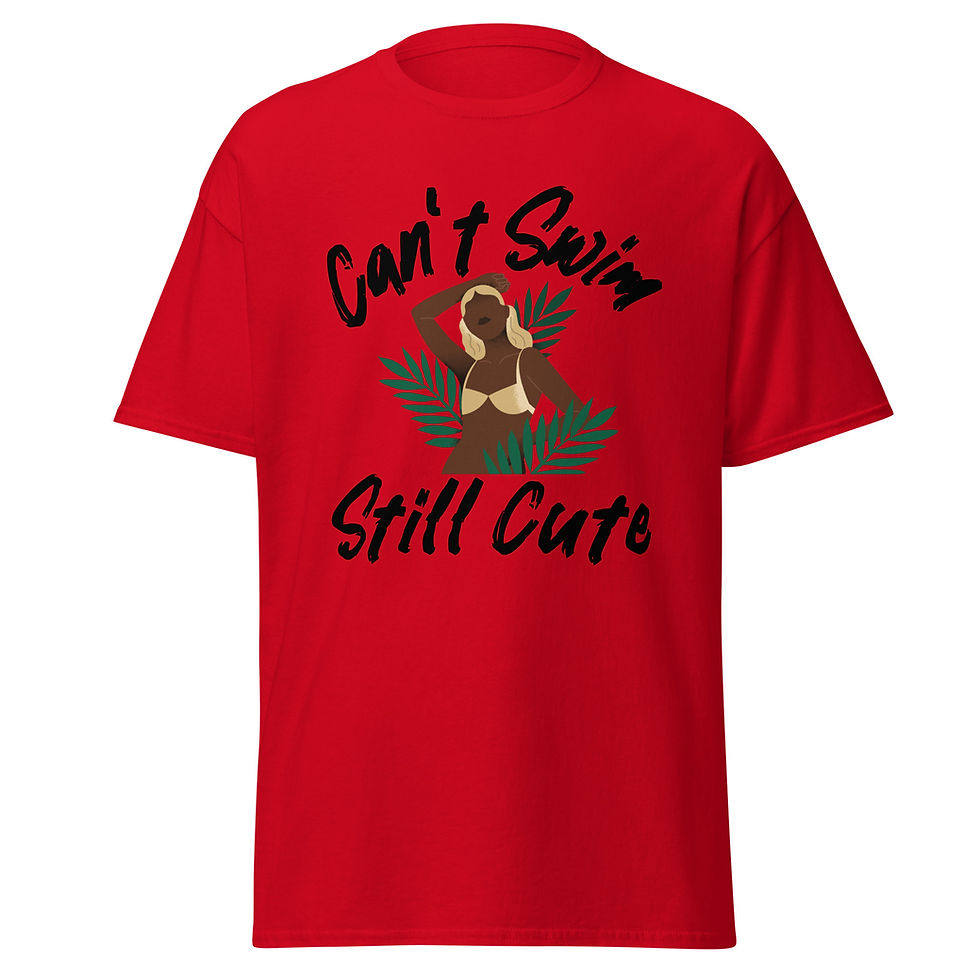 Thumbnail: Can't Swim, Still Cute - Unisex classic tee