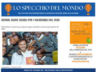 La nostra Prima Pagina del 21 Luglio