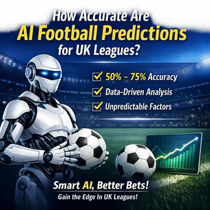Boost your betting edge with AI football predictions for UK leagues. Discover real accuracy rates, data-driven insights, and smarter strategies for consistent results.