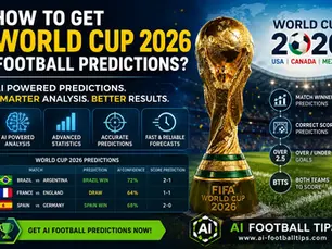 Looking for World Cup 2026 football predictions? Discover how AI football prediction software analyzes matches, correct scores, goals, and winning probabilities with advanced statistics.