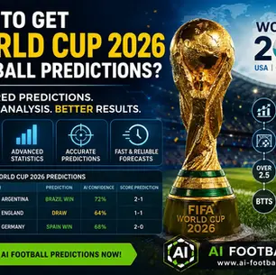 Looking for World Cup 2026 football predictions? Discover how AI football prediction software analyzes matches, correct scores, goals, and winning probabilities with advanced statistics.