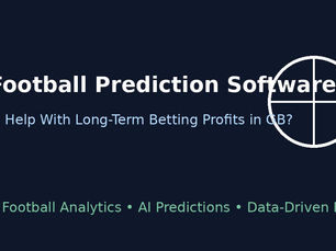 Discover how AI football prediction software can help UK bettors improve long-term betting strategies using advanced statistics, machine learning, correct score predictions, and data-driven football analysis.