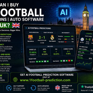 Looking to buy AI football prediction software in the UK? Discover where to get AI football tips, correct score predictions, live betting analysis, and football betting software online.
