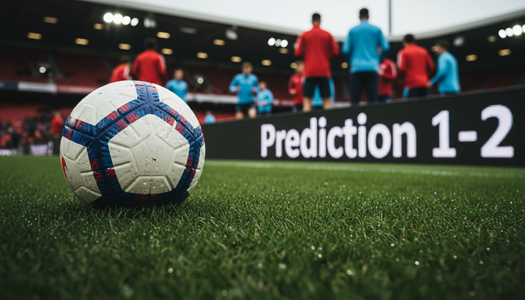 Close-up view of a football on the Selhurst Park grass before kickoff