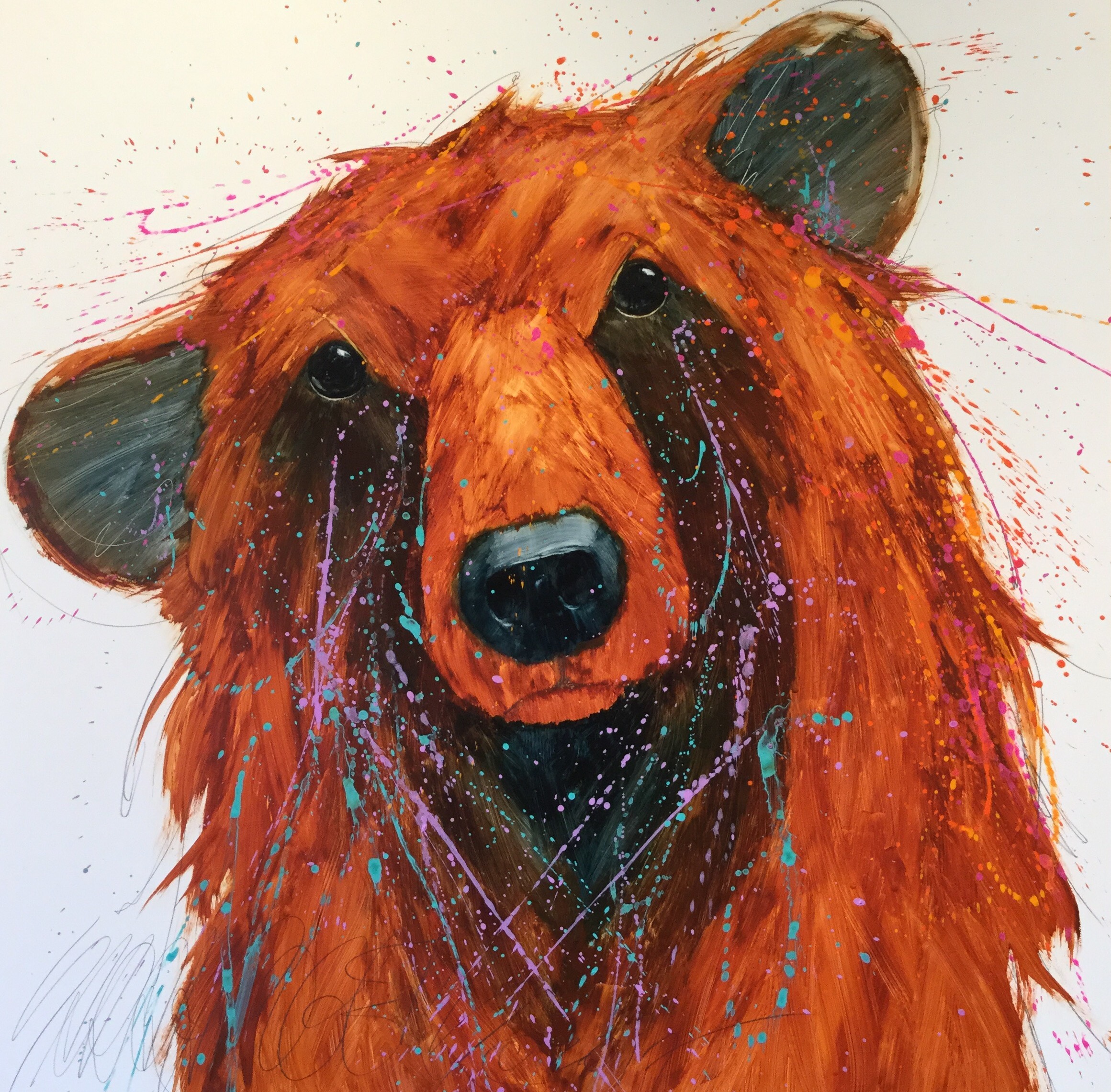 Freshly Scrubbed Bear - New Prints!