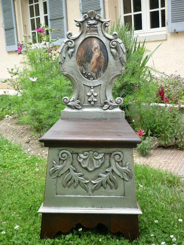 Chaise décorative en bois