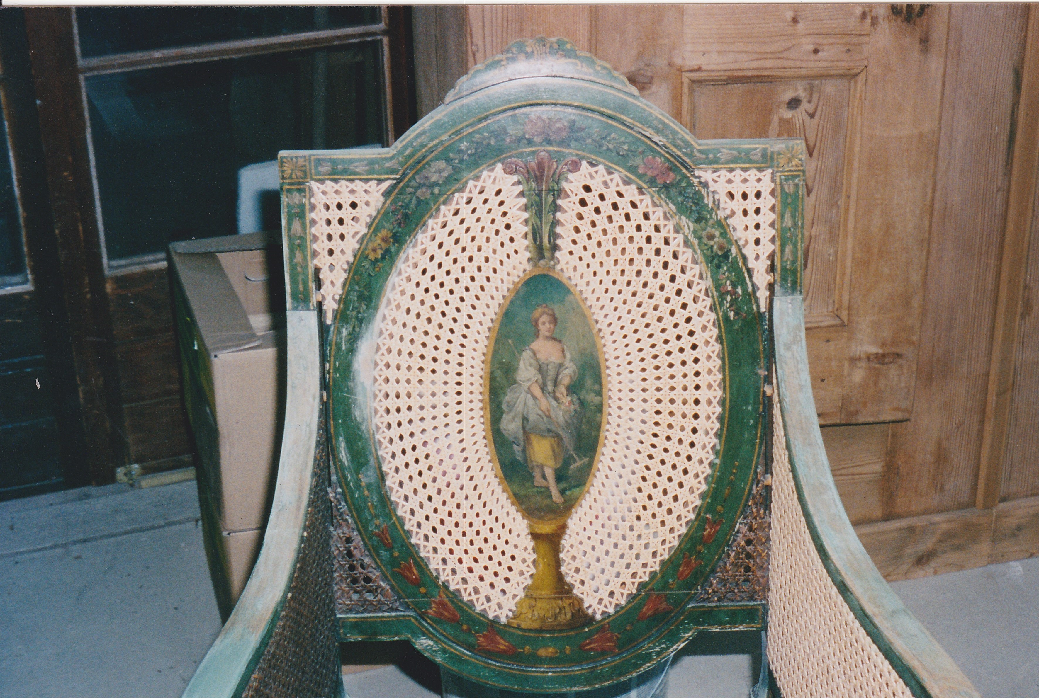 Fauteuil et chaise canés
