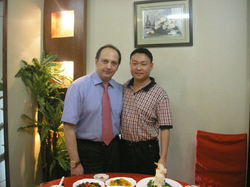 With Mr. Zhou Sales Manager of Hong Sheng S.S.Co. - now Zhuhong Steel Co - Wuxi, China